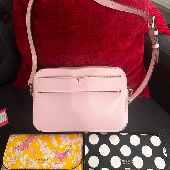 Kate Spade Make It Mine Customizable Camera Bag + 2 Pouches! - Picture 1 of 13